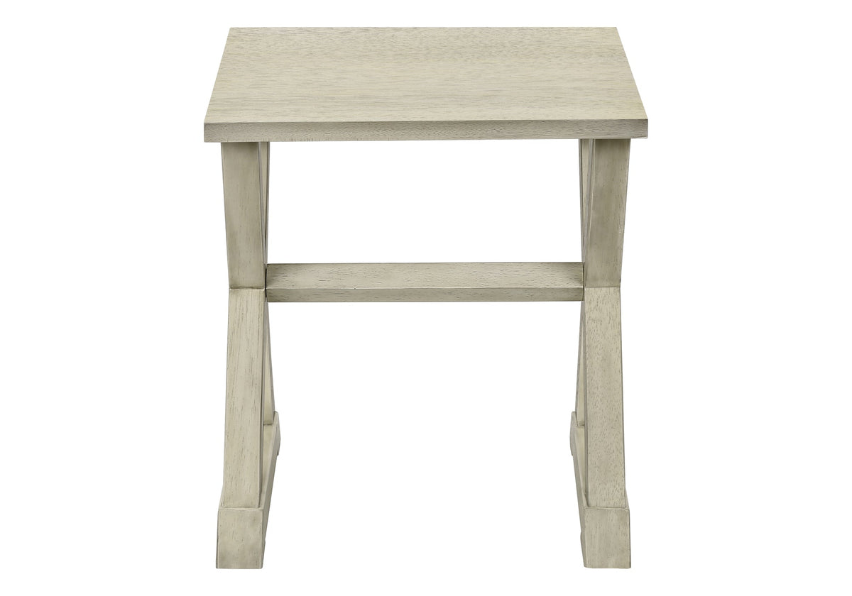 Antique White Accent Table