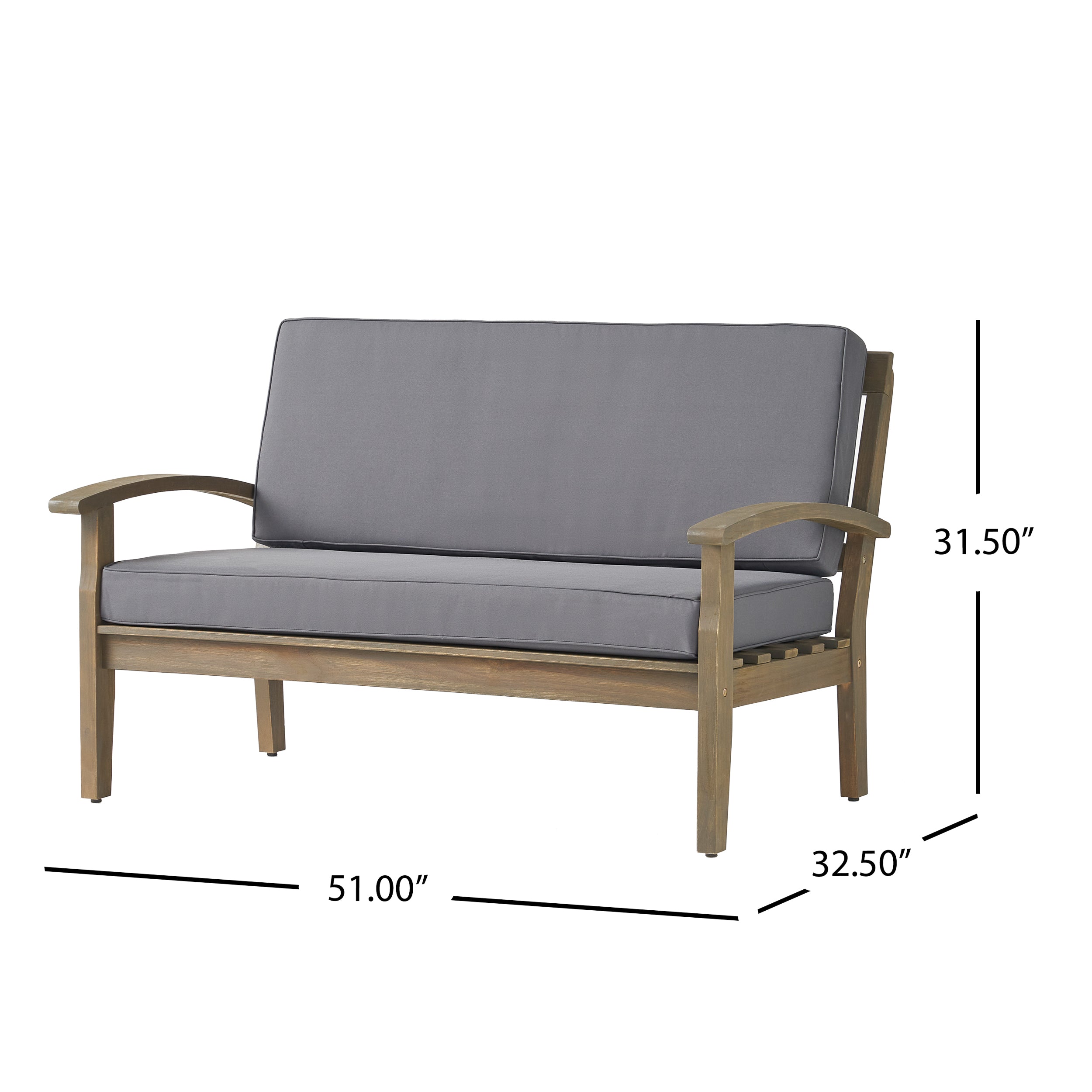Peyton Love Seat + Coffee Table