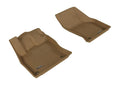 3D MAXpider 2015-2020 Audi A3/A3 Sportback E-Tron/RS3/S3 Kagu 1st Row Floormat - Tan L1AD03311502