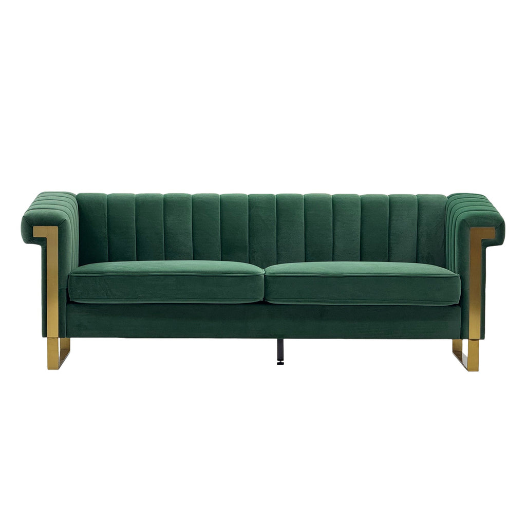 FX-P81B-RG Velvet Sofa