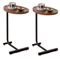 2-Piece C-Shaped Side Table Set