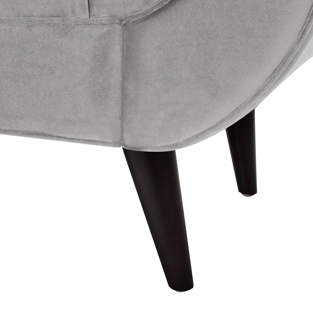 Alma Tufted Flared Arm Entryway Bench, Opal