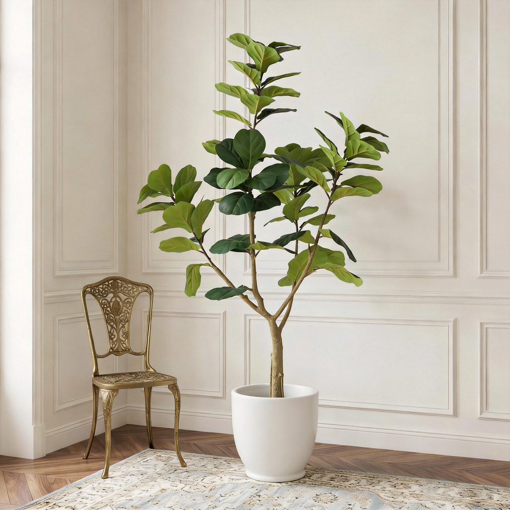 6FT Artificial Fiddle Leaf Fig Tree