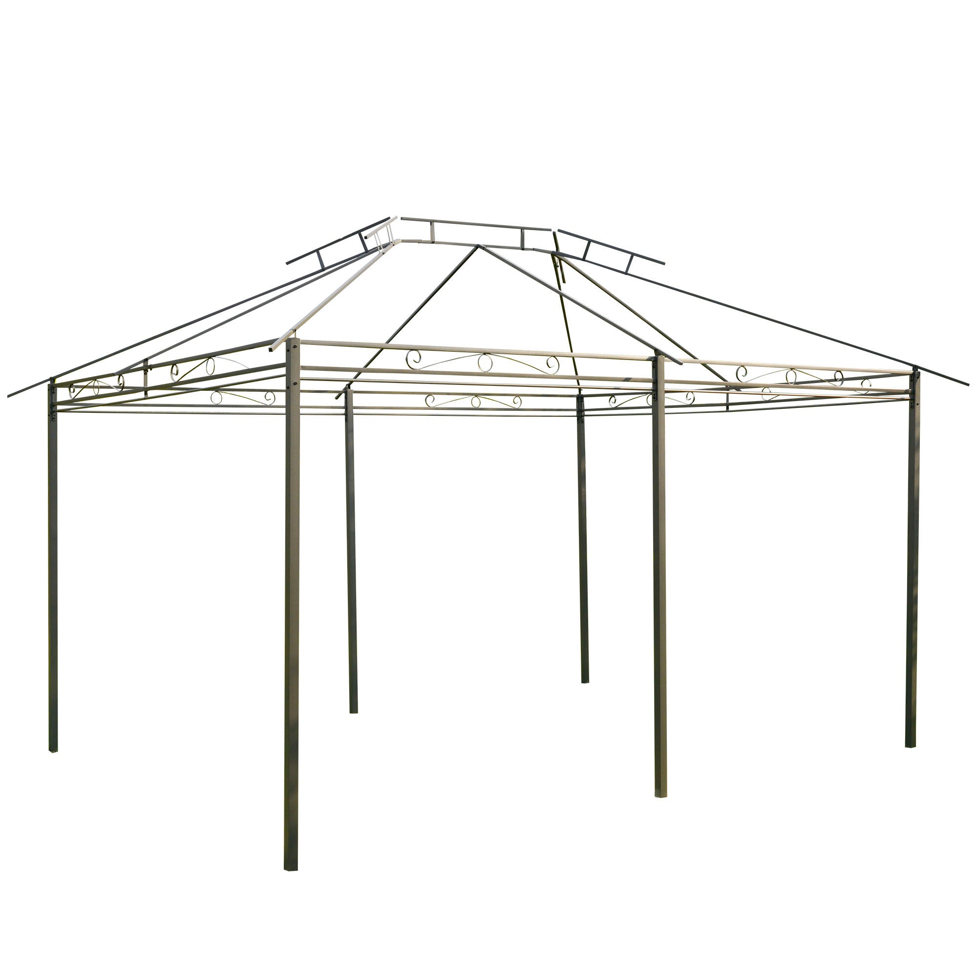 Outsunny 10' x 13' Patio Gazebo, Outdoor Canopy Shelter