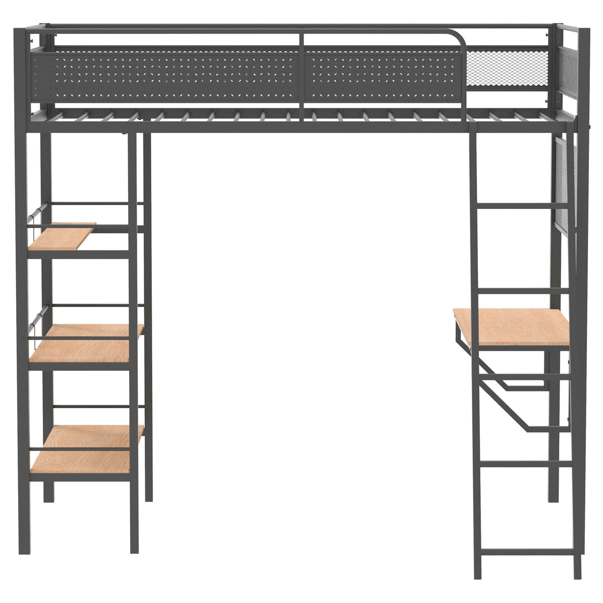 William Matte Twin Loft Bed