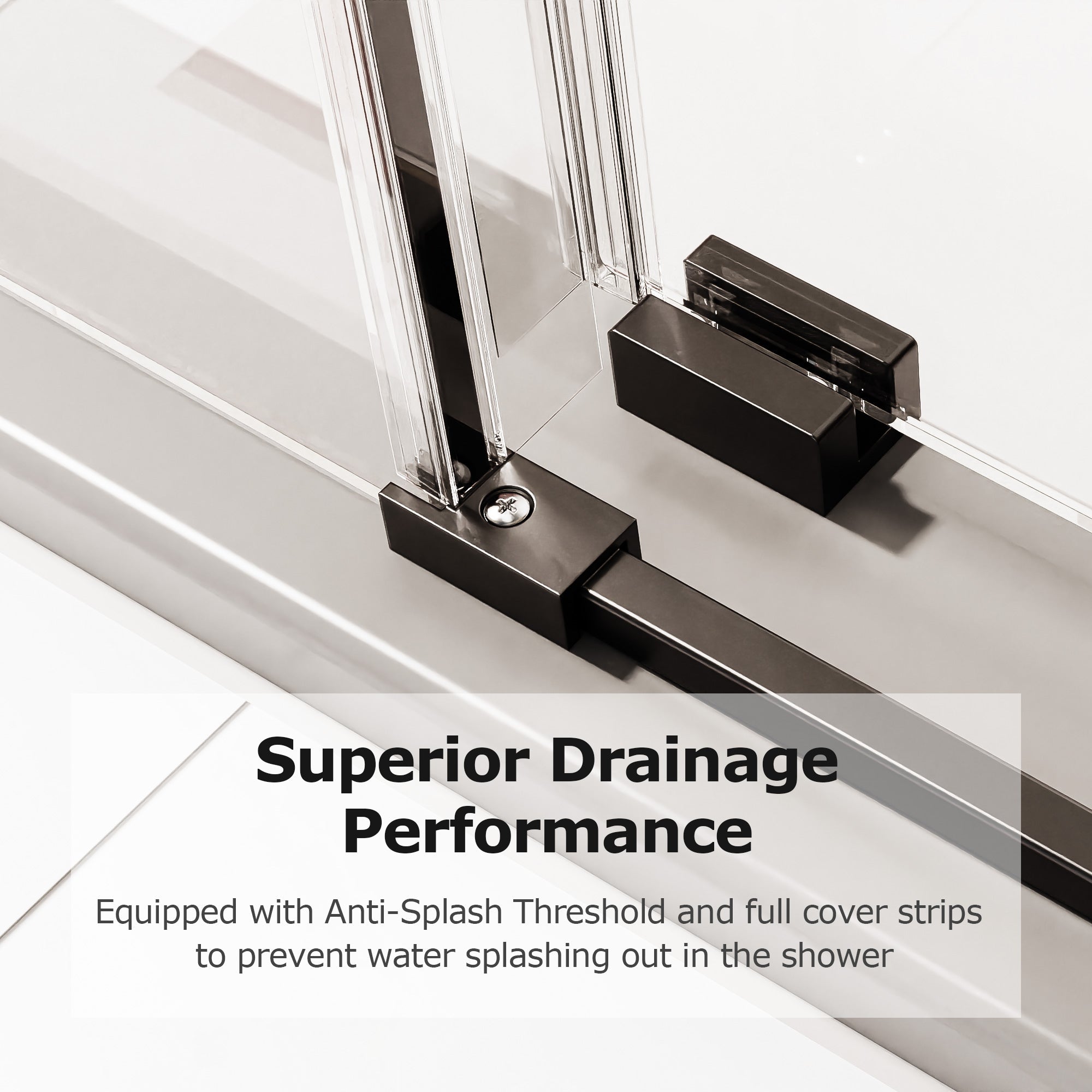 Frameless Single Sliding Shower Doors