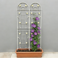 2 Pack Metal Garden Trellis for Climbing Plants