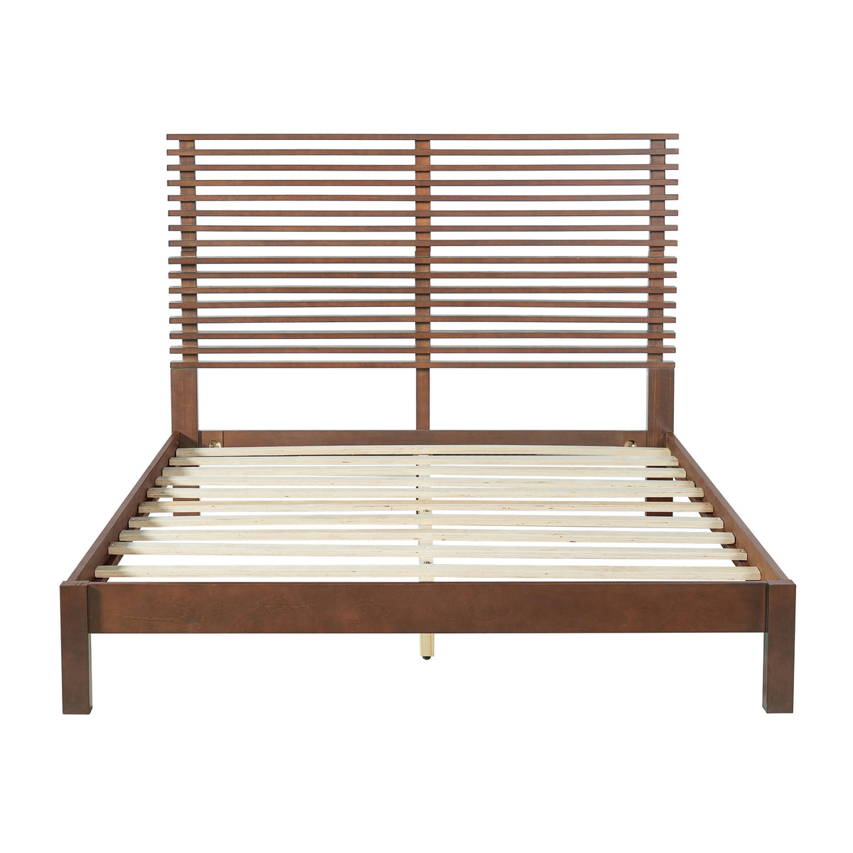 Premium Solid Wood Queen Size Platform Bed Frame