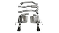 Corsa Performance 13-14 Cadillac ATS Sedan 2.0L A/T Black Sport Dual Rear Cat-Back