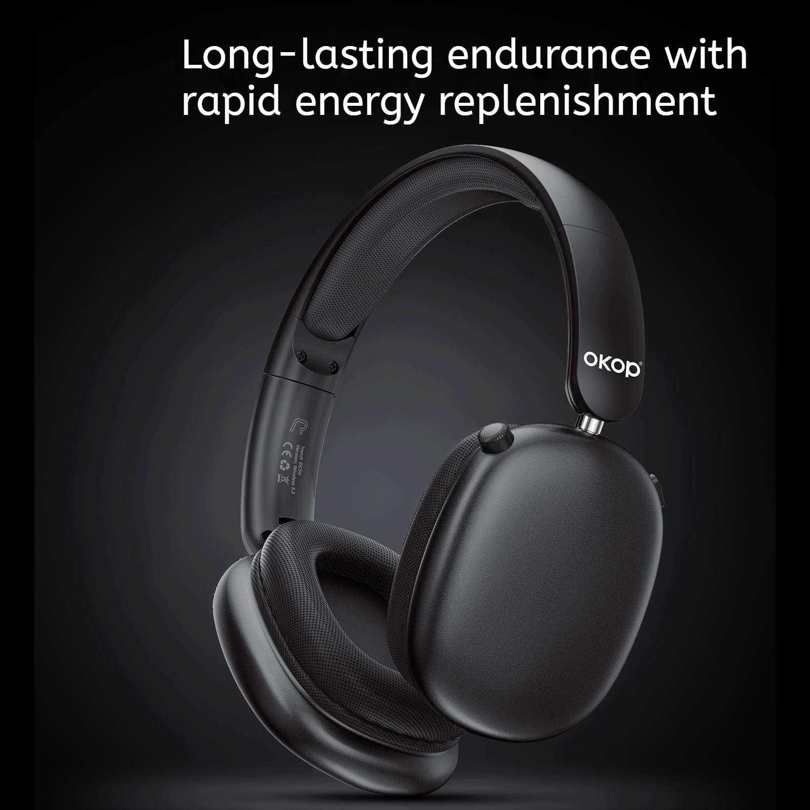 KP-H104 In Stock New Over Ear Bluetooth Headphones High Audio Quality Long Battery Life Wireless Suitable For Sports Gaming Factory Direct Sales