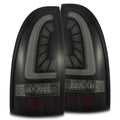AlphaRex 05-15 Toyota Tacoma PRO-Series LED Tail Lights Jet Black 680030 *Discontinued
