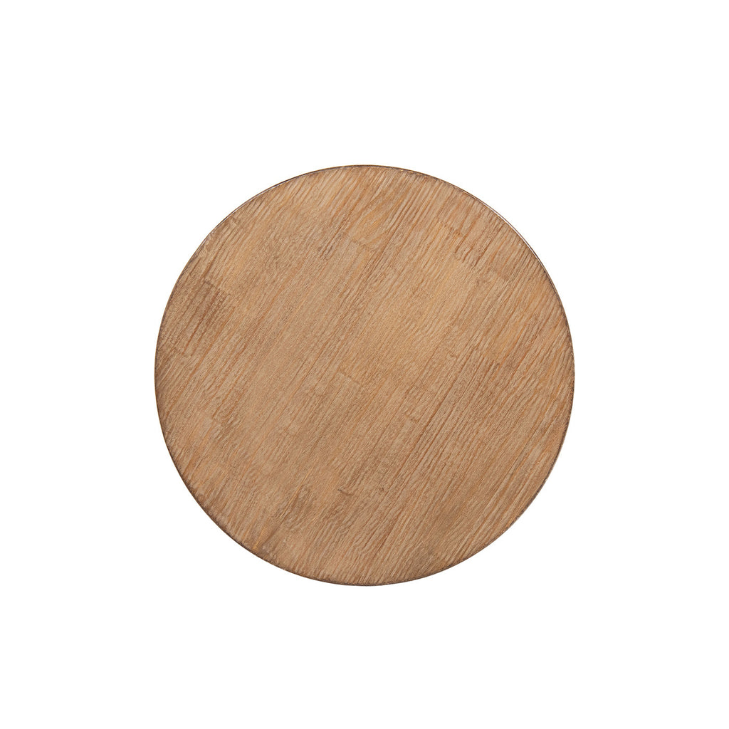 Carmel 22" Round Reclaimed Pine Side Table