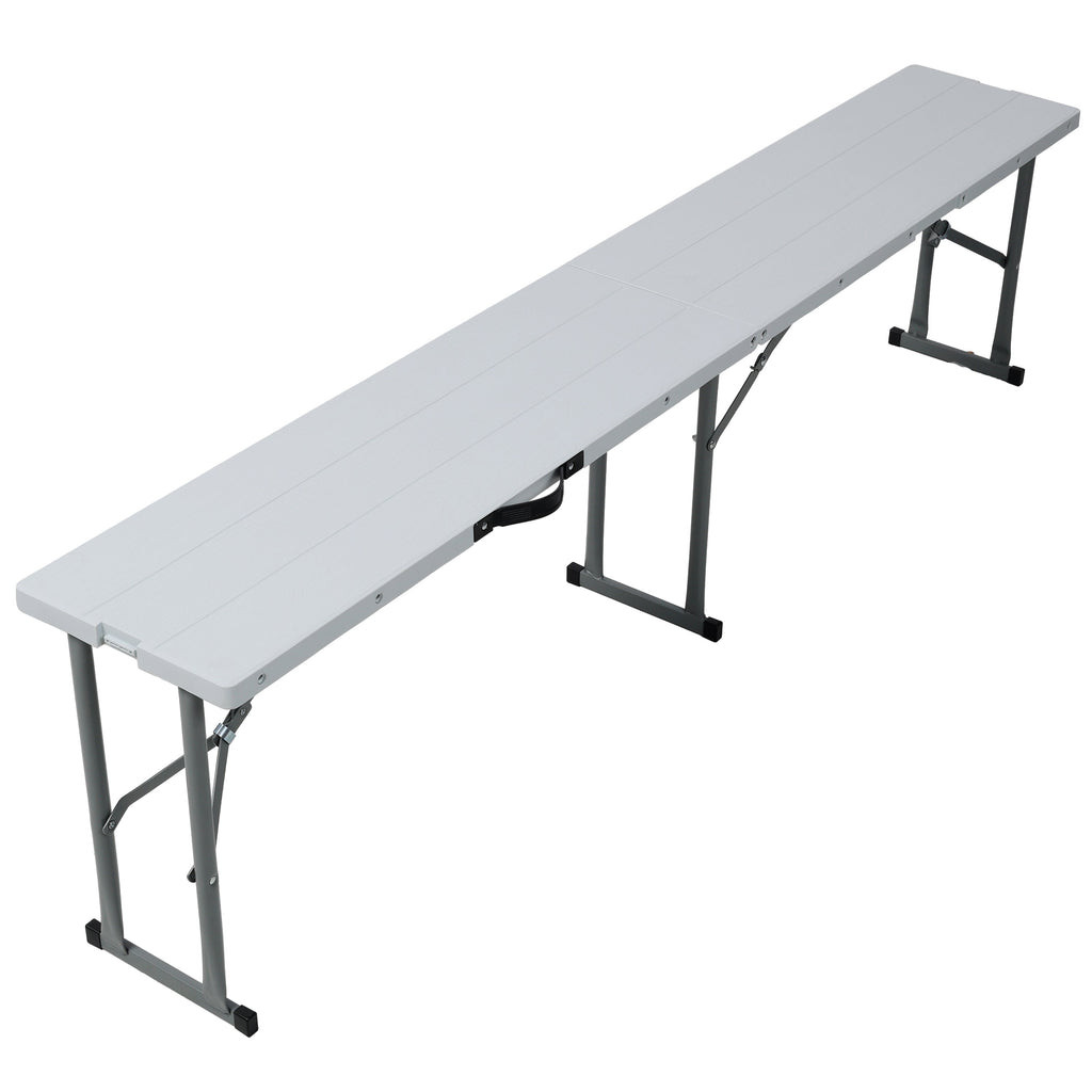 70-Inch Portable Folding Picnic Table Set with 2 Benches