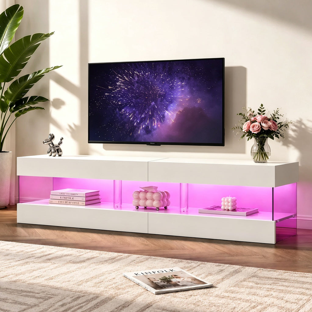 TV Stand for 70 Inch TV - Entertainment Center
