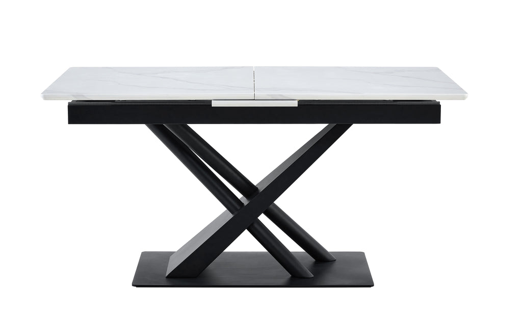 Modern Dining Table with Extendable Functionality