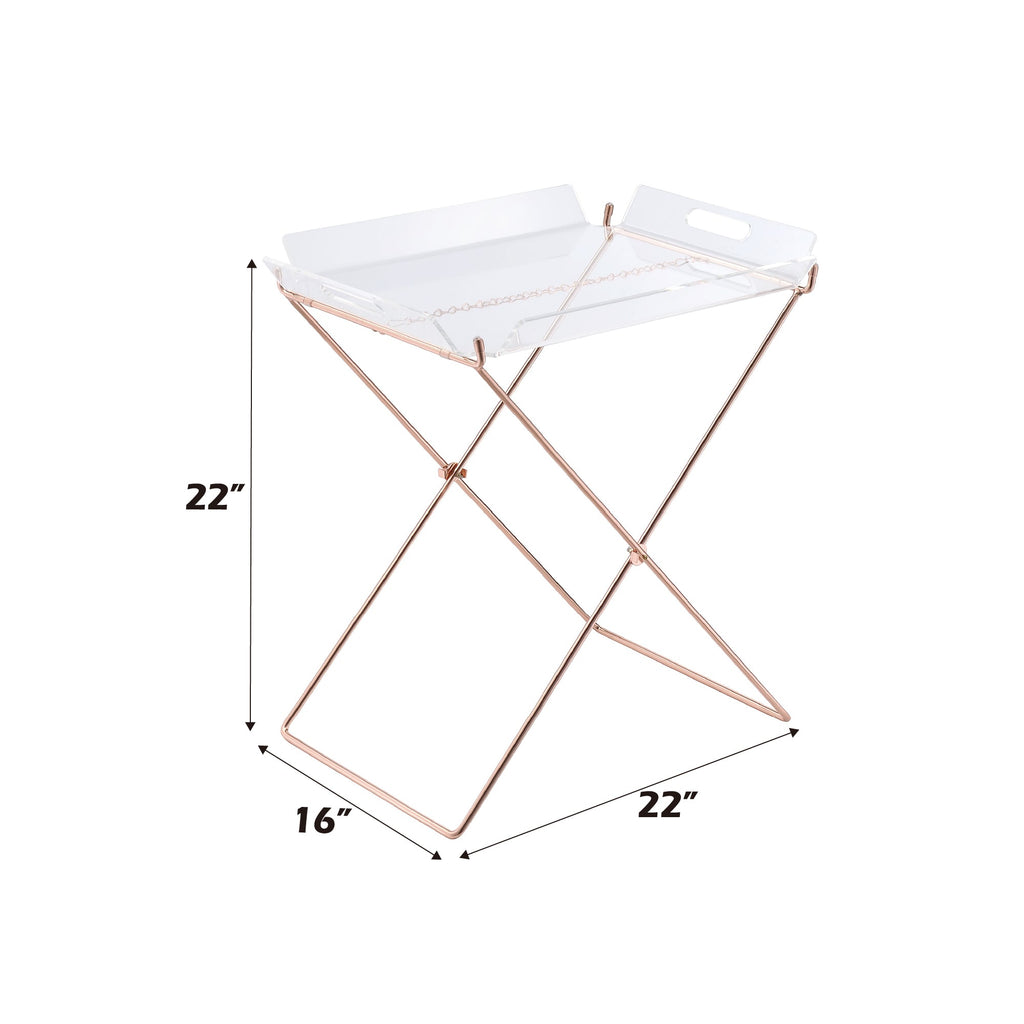 Cercie Clear Acrylic Tray Table