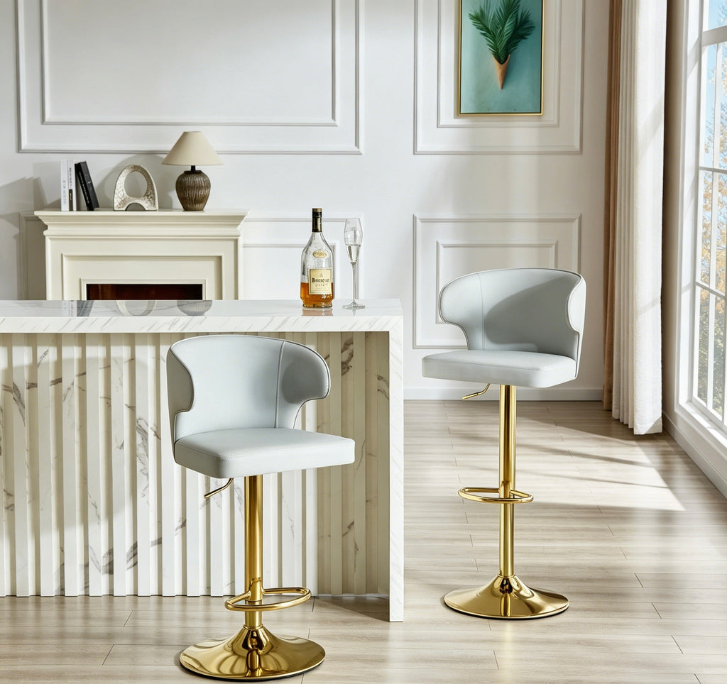 Modern Rotating Adjustable Bar Chair - Set of 2
