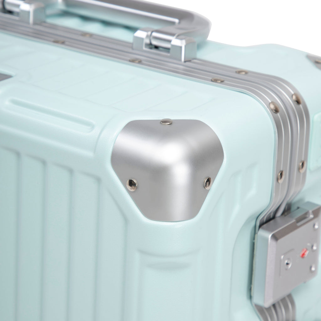 20 Inch Carry On Luggage - Aluminum Frame ABS Hard Shell Suitcase