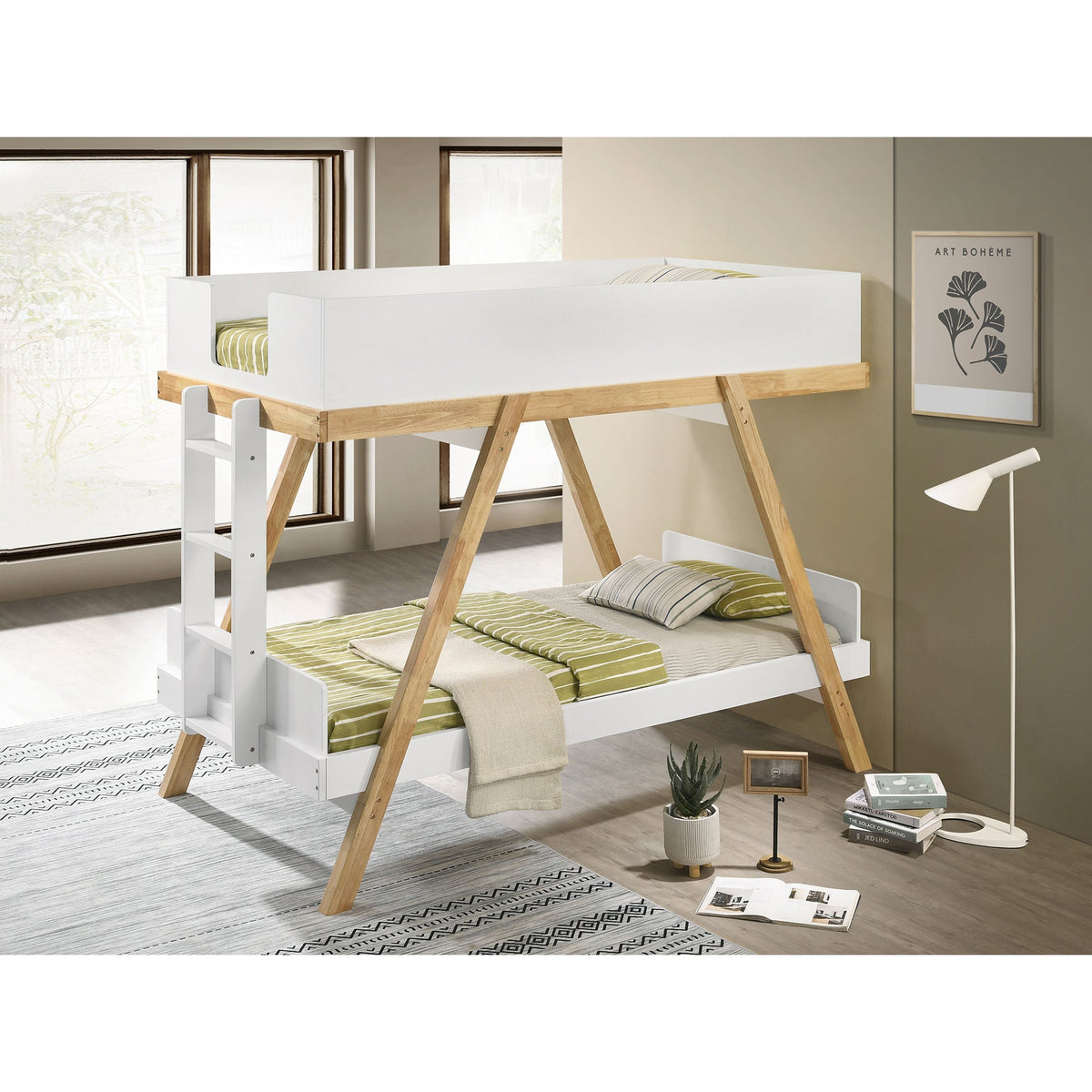 Crispin Twin Over Twin Bunk Bed Set