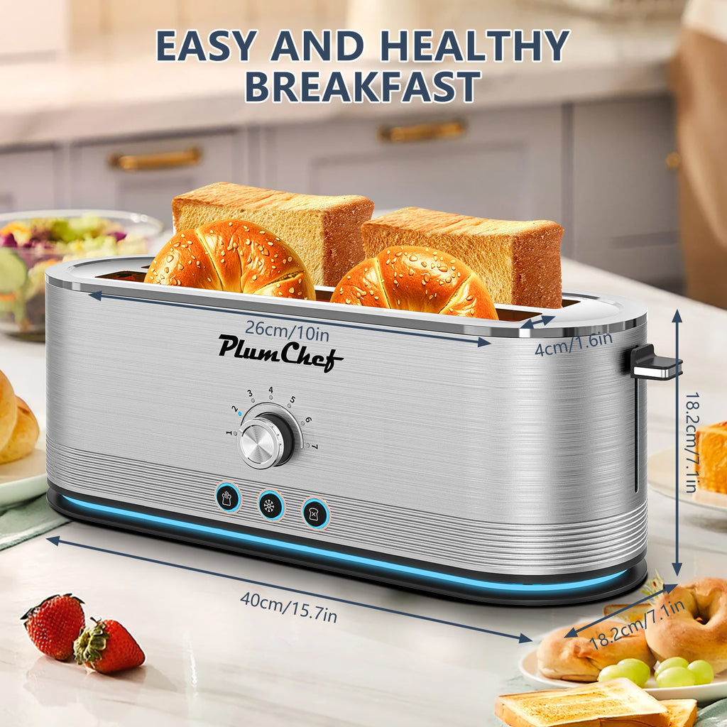 Stainless Steel 4-Slice Toaster