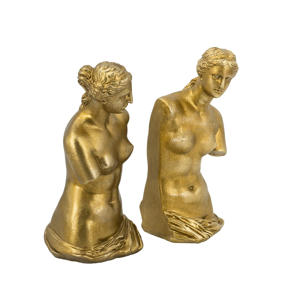 Set of 2 Venus de Milo Bust Bookends