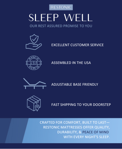 Restonic ComfortCare Hybrid Heartland Firm California King Mattress