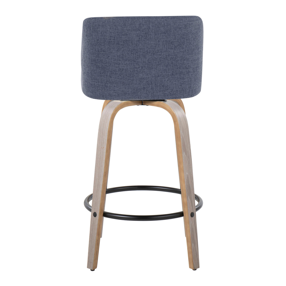 26" Contemporary Fixed-Height Counter Stool with Swivel