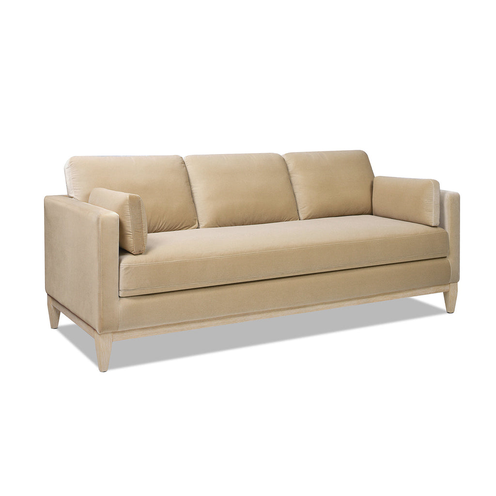 Knox 84" Modern Farmhouse Sofa, Fawn