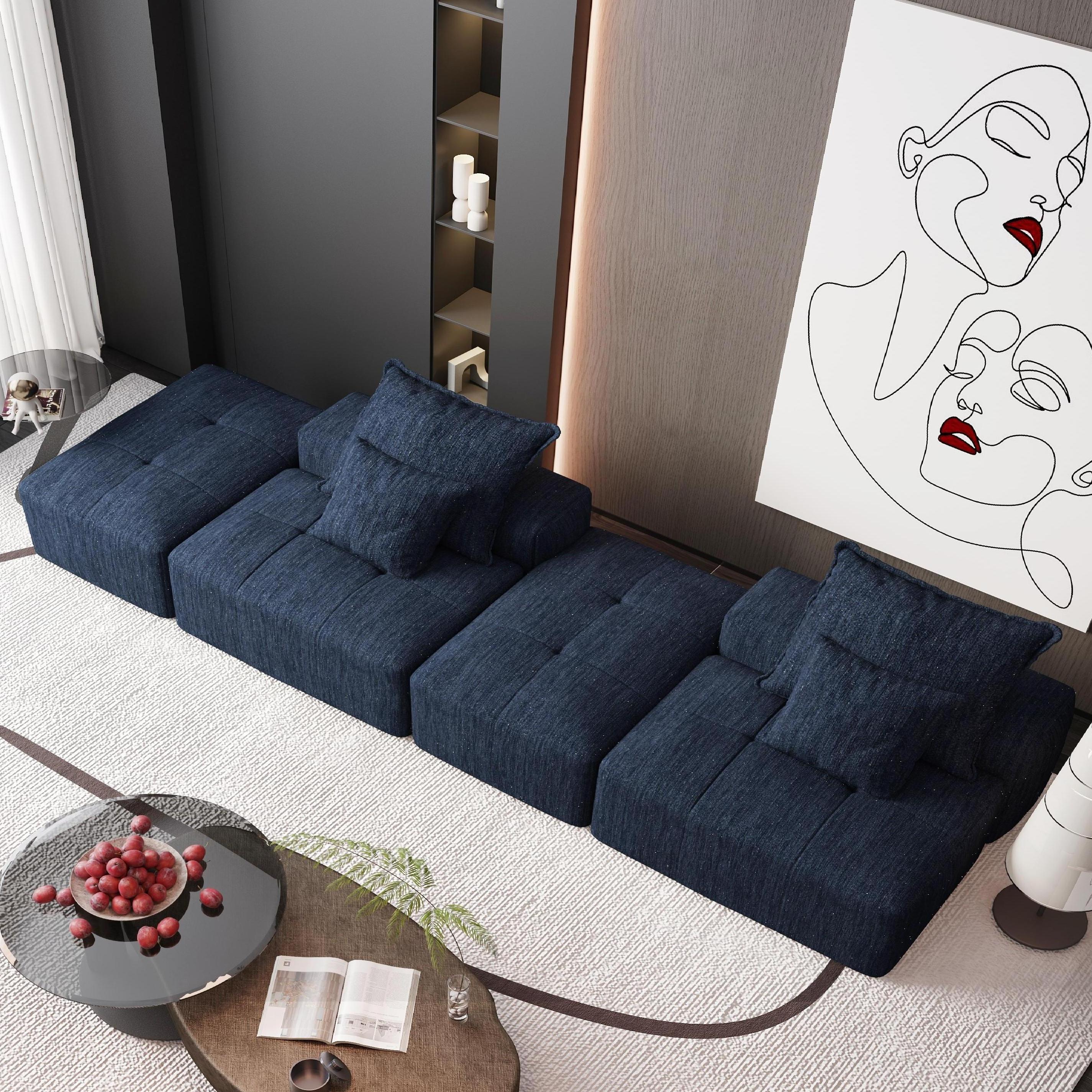 Modern Oversized Modular Sectional Sofa
