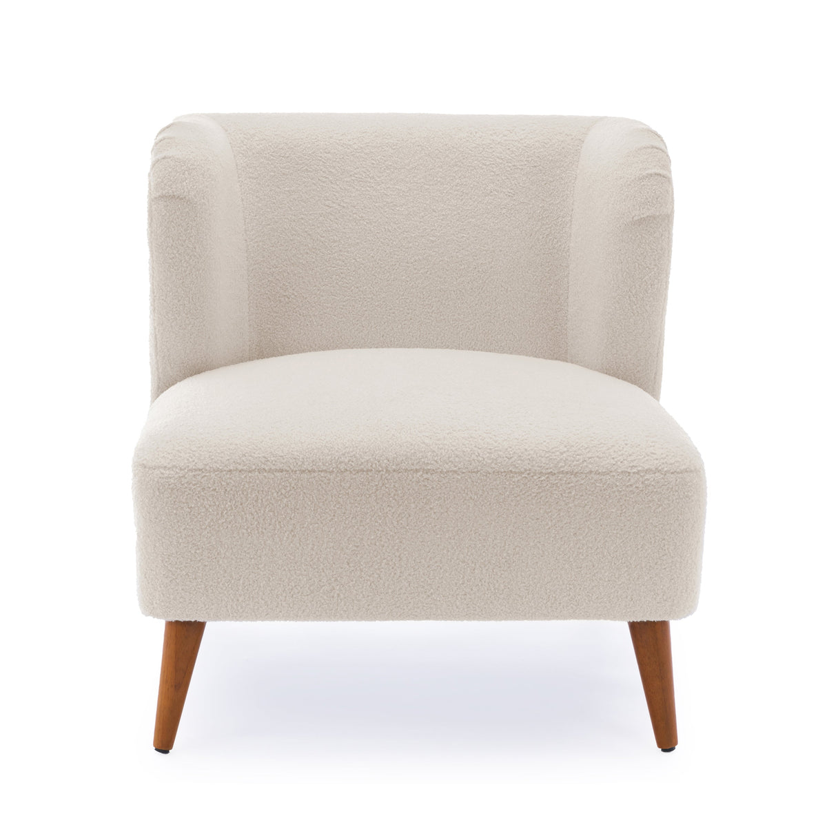 Veda Boucle Accent Chair - Milky