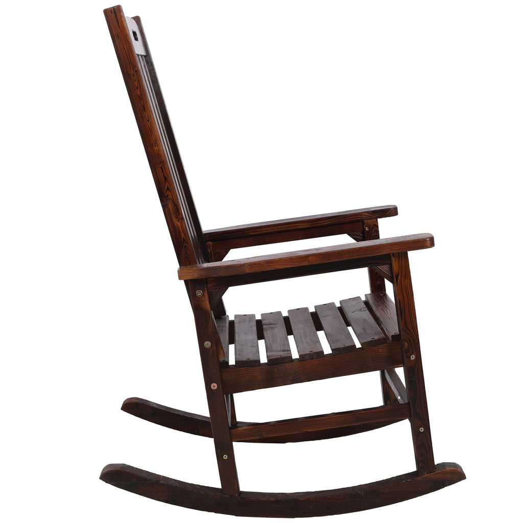 Wooden Oversized Porch Rocker Chair