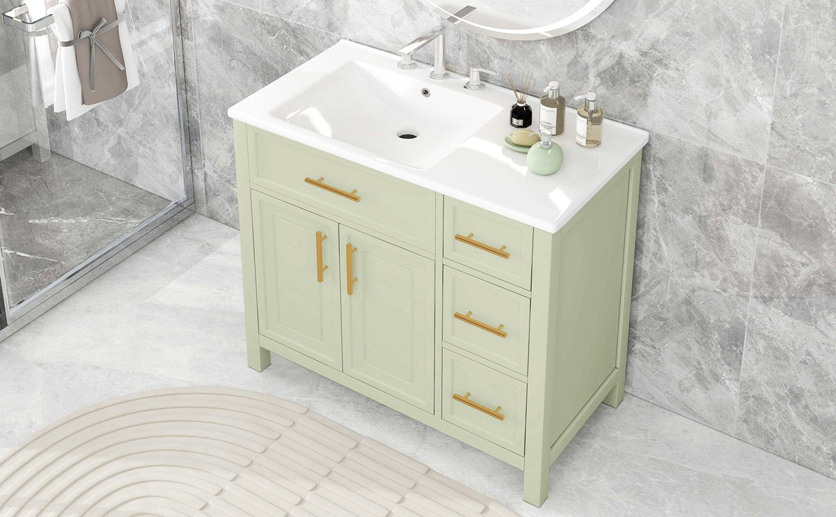 36" Bathroom Vanity with Sink Top