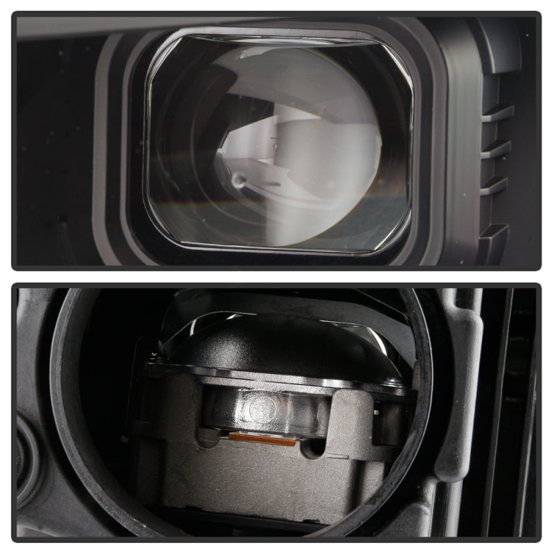 Spyder Chevy Camaro 16-18 Halogen Model Full LED Headlights Black PRO-YD-CCAM16HALAP-SEQ-BK 5087317