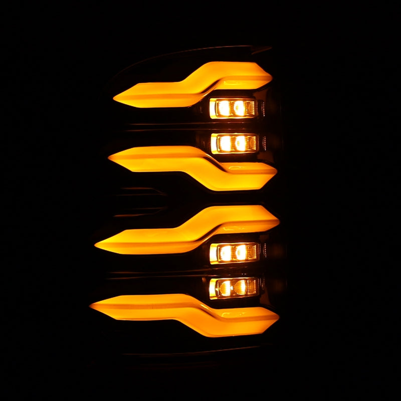 AlphaRex 09-18 Dodge Ram Luxx-Series LED Tail Lights Alpha-Black w/ Activation Light & Seq. Signal 640003 *Discontinued