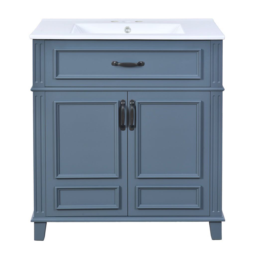 30'' Bathroom Vanity with Ceramic Sink