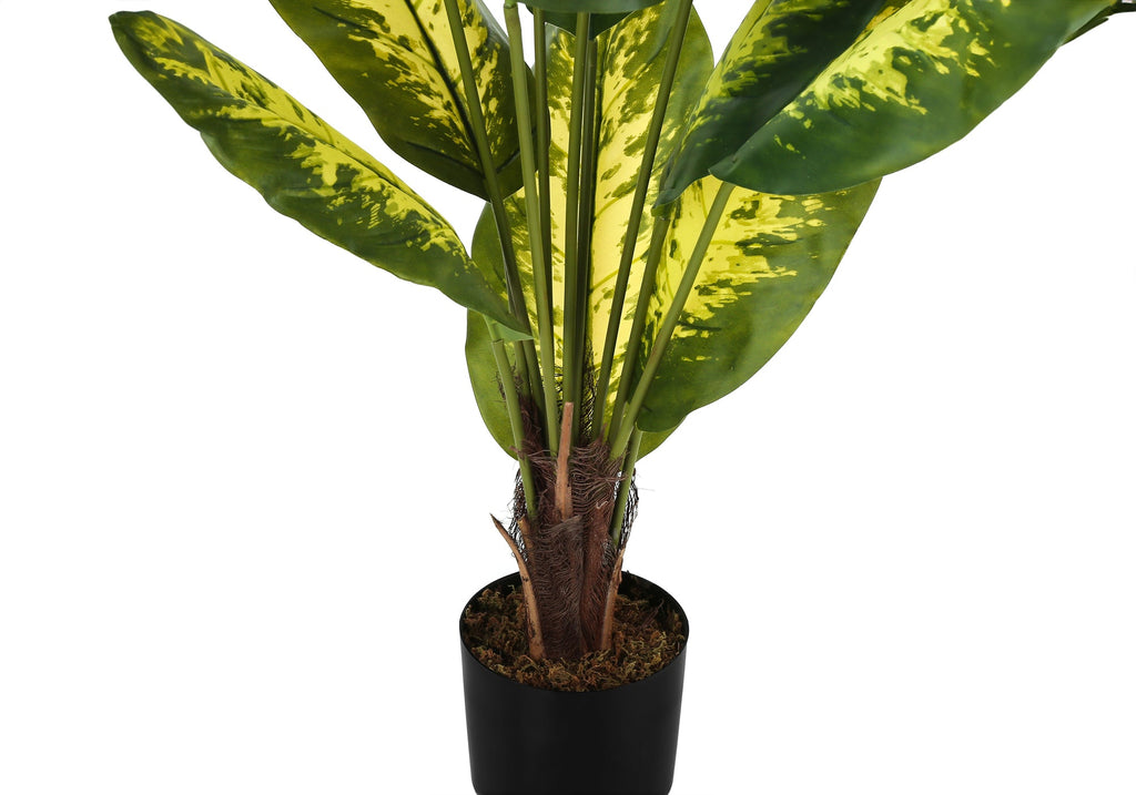 Artificial Evergreen Tree - 47" Tall Indoor Faux Plant