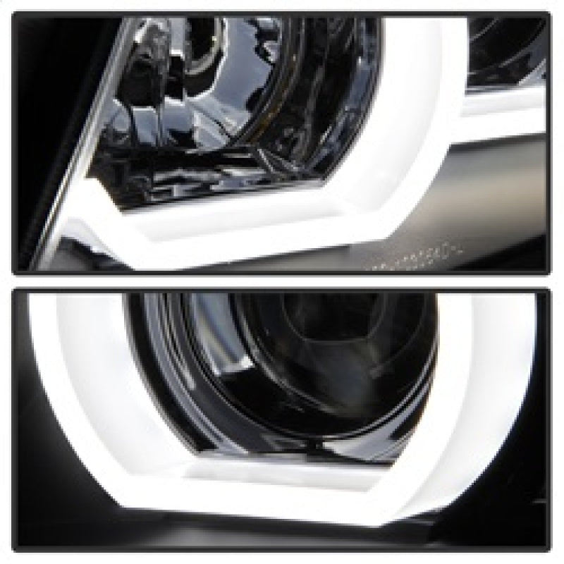 Spyder BMW E90 3-Series 06-08 4DR Headlights - Halogen Model Only - Black PRO-YD-BMWE9005V2-AM-BK 5083432