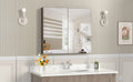 32x28 Medicine Cabinet with Mirror for Bathroom
