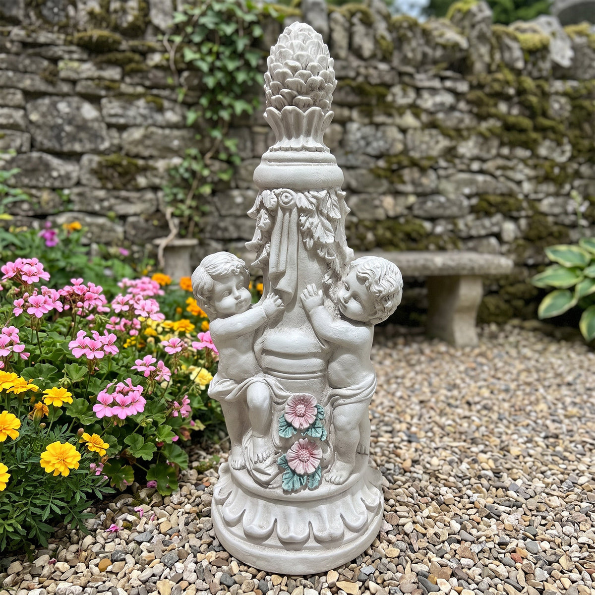 Climbing Children Garden Statues - Magnesium Oxide