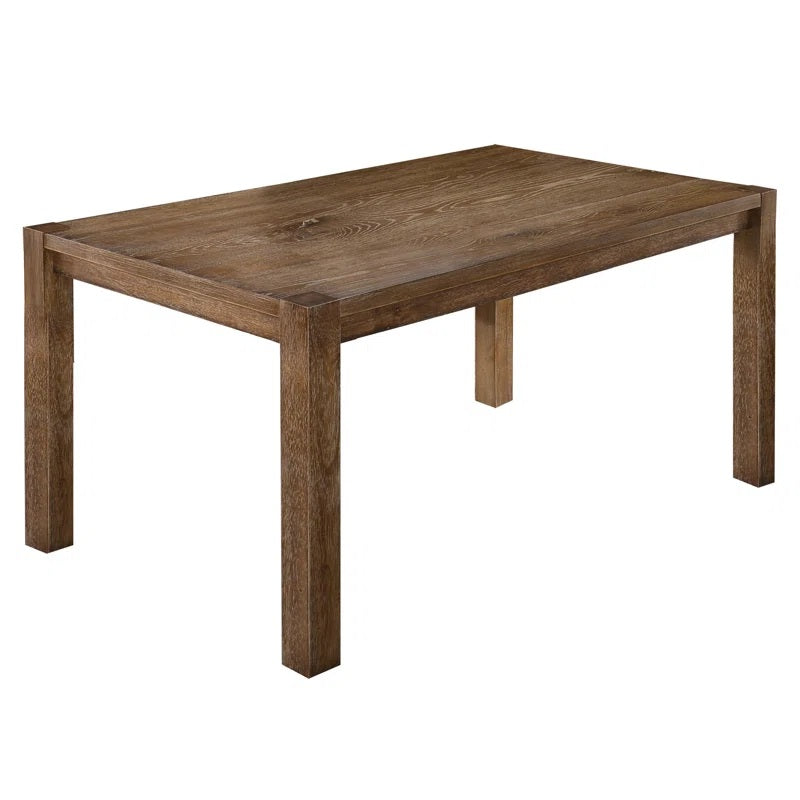 Transitional 6 Pieces Driftwood Dining Set