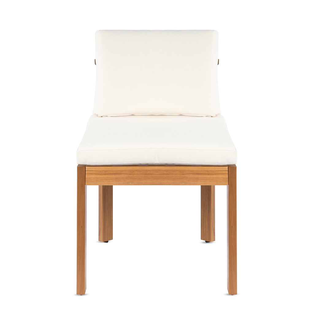 Acacia Wood Outdoor Dining Chair Set of 2