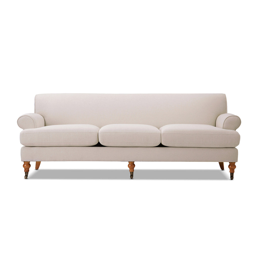 Alana Lawson Three-Cushion Tightback Sofa, Sky Neutral