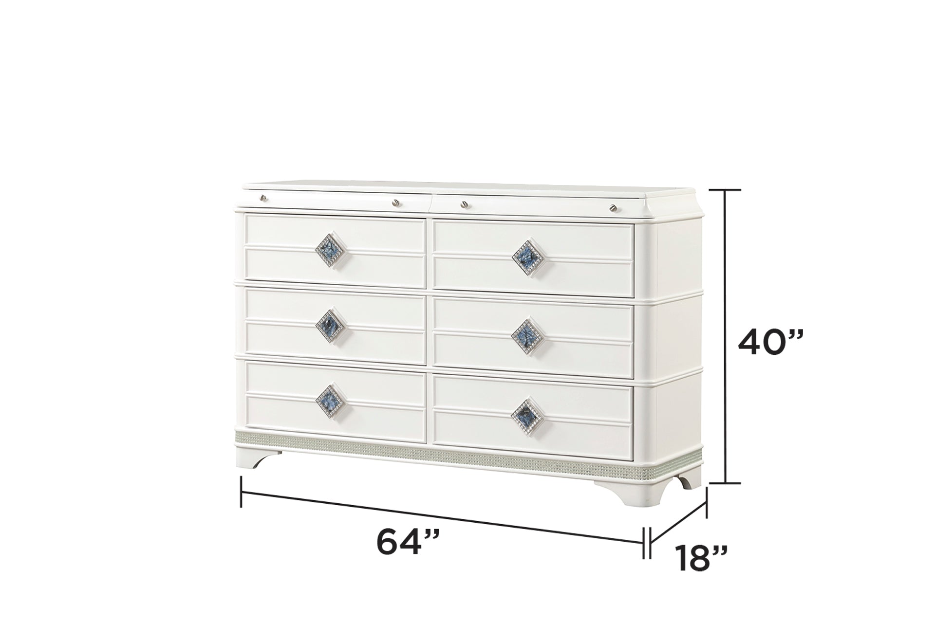 Laguna Modern Style 5-Piece King Upholstered Bedroom Set