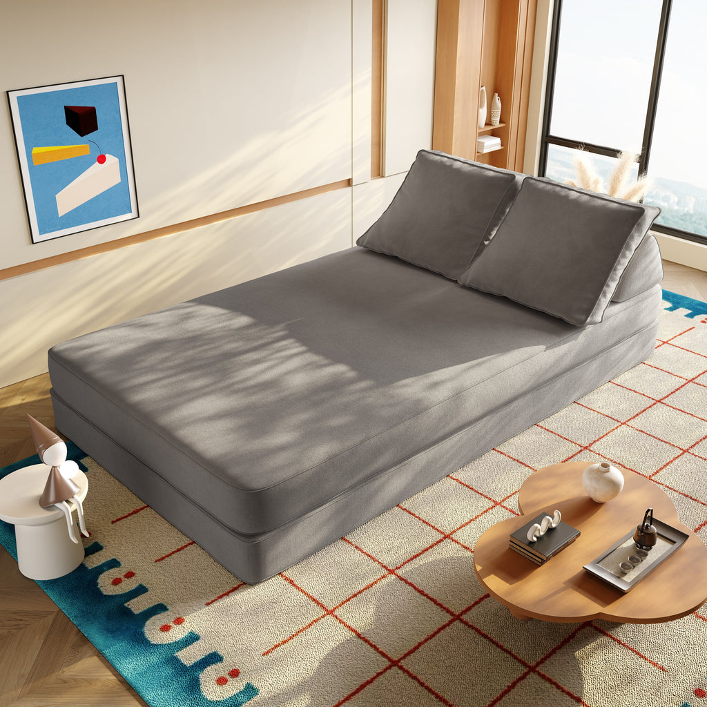 86.6" Multifunctional Convertible Sofa Bed