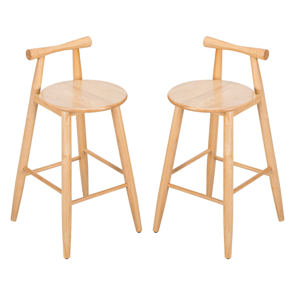 Grove Indoor Rubberwood Barstool