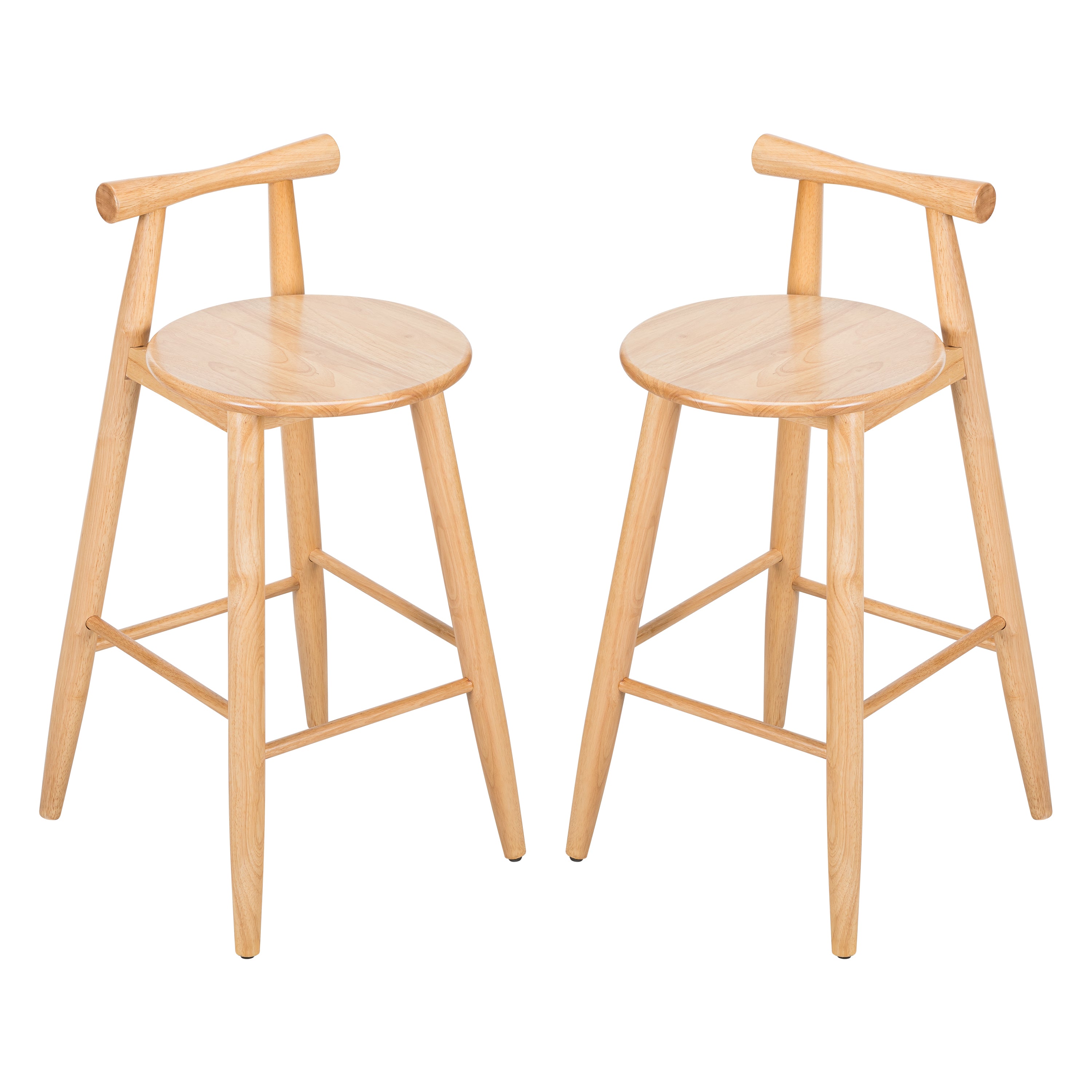 Grove Indoor Rubberwood Barstool