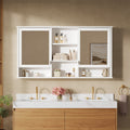 55-Inch Wall-Mount 2-in-1 Mirror Cabinet