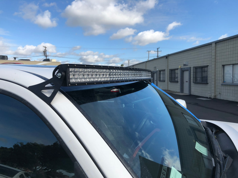 Cali Raised LED Cali Raised 05-23 Toyota Tacoma 52 Curved Led Light Bar Roof Brackets Kit - Brackets W/ 5D Optic Os CR2462