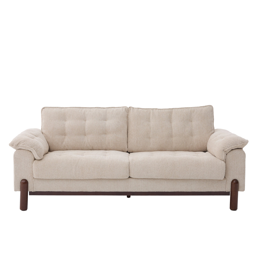 83.5 In. 3 Seater Modern Boucle Upholstered Sofa