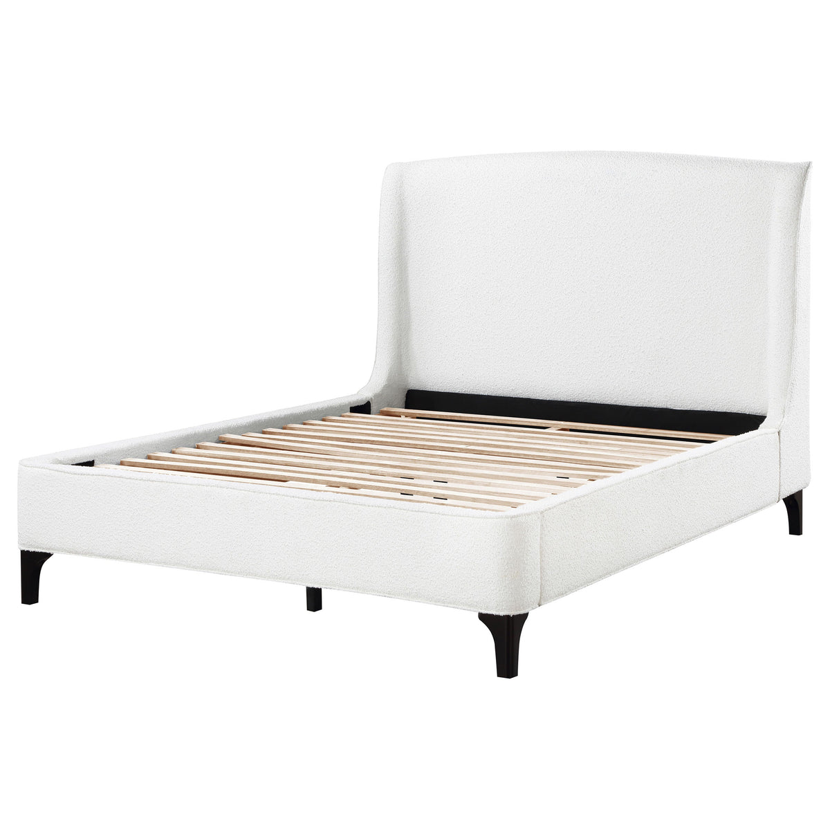 Theodore Snow Upholstered Queen Wingback Bed
